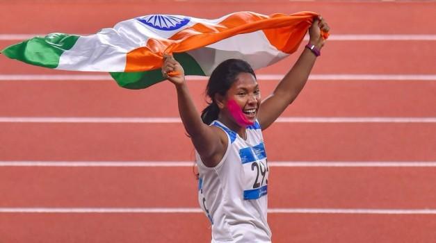 Swapna Barman bags gold in women's heptathlon