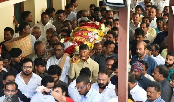 Nandamuri Harikrishna funeral photos