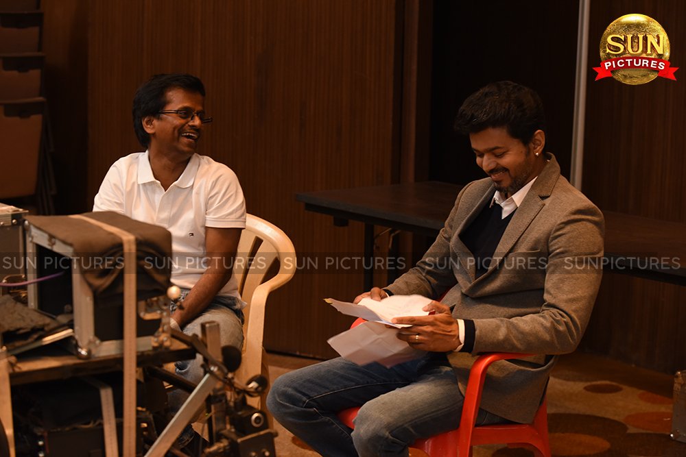 Vijay and AR Murugadoss's Sarkar working stills Vijay,Ilayathalapathy Vijay,Vijay Sarkar working stills,Vijay Sarkar working pics,Vijay Sarkar working images,AR?Murugadoss,Sarkar working stills,Sarkar working pics,Sarkar working images,Sarkar working pictures,Sarkar working photos