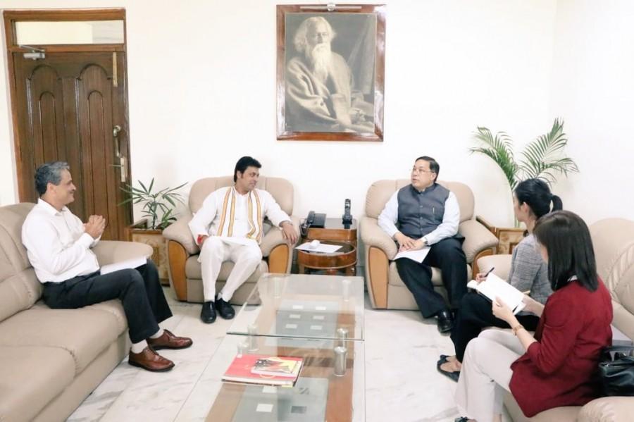 Ambassador of Thailand to India Chutintorn Gongsakdi met CM Biplab Deb Chutintorn Gongsakdi,Chutintorn Gongsakdi meets Biplab Deb,Biplab Deb,CM Biplab Deb,Tripura CM Biplab Deb