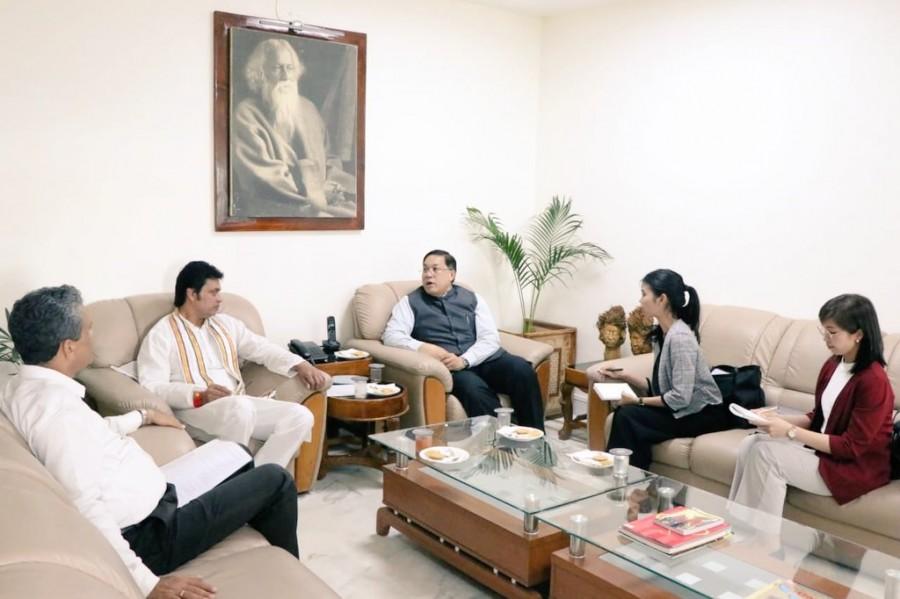 Ambassador of Thailand to India Chutintorn Gongsakdi met CM Biplab Deb in Agartala Chutintorn Gongsakdi,Chutintorn Gongsakdi meets Biplab Deb,Biplab Deb,CM Biplab Deb,Tripura CM Biplab Deb