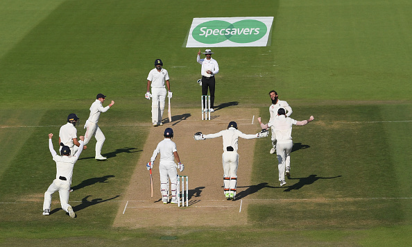 England celebrate winning the Specsavers 4th Test match Ind vs Eng,England beat India,England beat India by 60 runs,Ageas Bowl,Virat Kohli