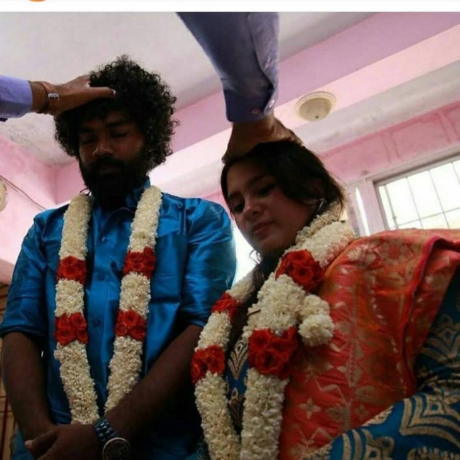 Daniel wedding images Bigg Boss Tamil 2,Daniel Annie Pope,Daniel weds Denisha,Daniel wedding,Daniel marriage,Daniel Annie Pope weds