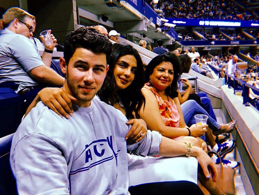 Priyanka enjoys family time with Nick Jonas Priyanka Chopra and Nick Jonas,Nick Jonas and Priyanka Chopra,Nick Jonas,Priyanka Chopra,US Open,Serena Williams,Karolína Pliskova