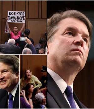 Brett Kavanaugh's U.S. Supreme Court Hearings Interrupted
