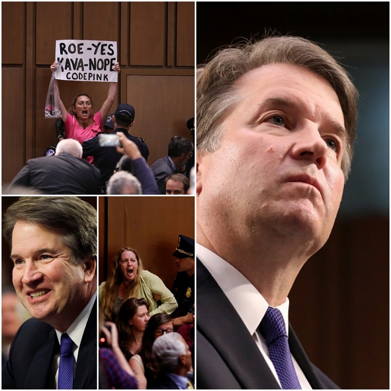 Us Supreme Court Nominee Brett Kavanaughs Hearings Bogged Down By Protesters Photosimages 