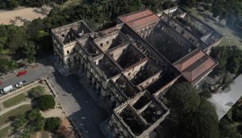 National Museum,Brazil National Museum,fire destroys national museum,200-year-old National Museum,Rio de Janeiro
