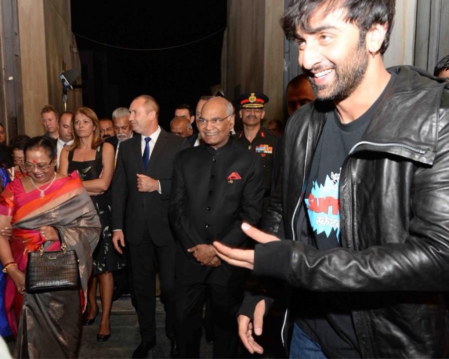 Alia Bhatt and Ranbir Kapoor host President Ram Nath Kovind on the sets of Brahmastra in Bulgaria Alia Bhatt and Ranbir Kapoor,Alia Bhatt,Ranbir Kapoor,Ram Nath Kovind,Brahmastra,Brahmastra on the sets,Brahmastra working stills,Brahmastra working pics,Brahmastra working images,Brahmastra working photos
