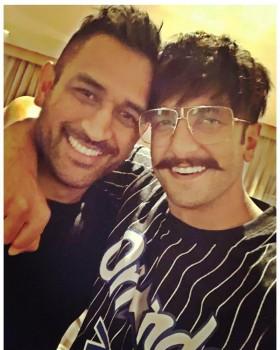 Ranveer Singh's good times with MS Dhoni