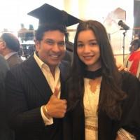 Sachin Tendulkar,Sara Tendulkar,Sara Tendulkar gets UCL graduation,Sara gets UCL graduation,University College London
