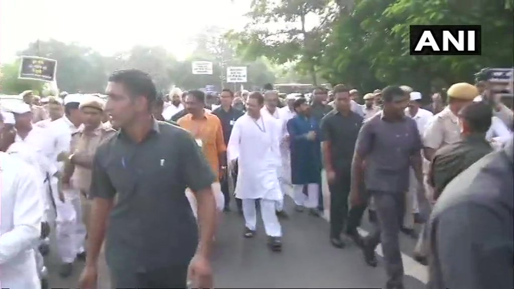 Rahul Gandhi Leads Opposition's Bharat Bandh Over Fuel Price Hike ...