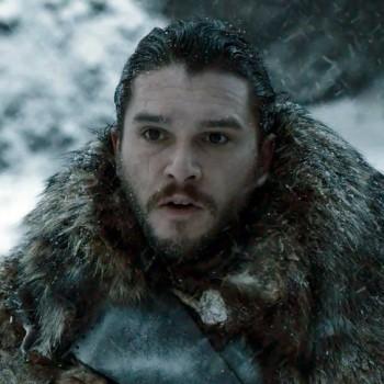 Kit Harington is still rocking his John Snow look