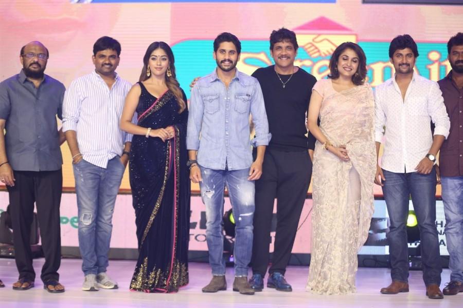 Celebs at Shailaja Reddy Alludu pre-release event Nagarjuna,Nani,Naga Chaitanya,Anu Emmanuel,Ramya Krishnan,Shailaja Reddy Alludu,Shailaja Reddy Alludu pre-release event,Shailaja Reddy Alludu review,Shailaja Reddy Alludu movie review,Shailaja Reddy Alludu pics,Shailaja Reddy Alludu images,Shailaja Reddy