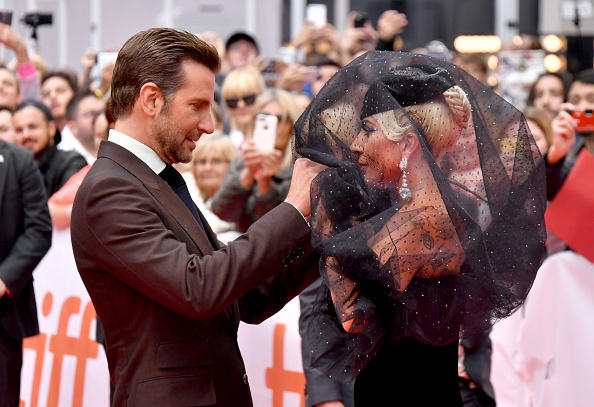 Bradley Cooper and Lady Gaga Lady Gaga,actress Lady Gaga,Lady Gaga in Black dress,Lady Gaga with Bradley Cooper,Bradley Cooper,A Star is Born,A Star is Born premiere,Lady Gaga at A Star is Born premiere,Bradley Cooper at A Star is Born premiere