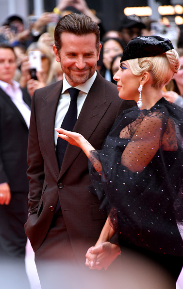 Bradley Cooper and Lady Gaga at 'A Star is Born' premiere Lady Gaga,actress Lady Gaga,Lady Gaga in Black dress,Lady Gaga with Bradley Cooper,Bradley Cooper,A Star is Born,A Star is Born premiere,Lady Gaga at A Star is Born premiere,Bradley Cooper at A Star is Born premiere