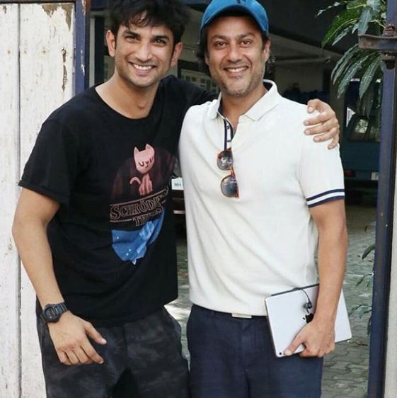 Abhishek Kapoor and Sushant Singh Rajput pose together Abhishek Kapoor and Sushant Singh Rajput,Abhishek Kapoor,Sushant Singh Rajput,Kedarnath