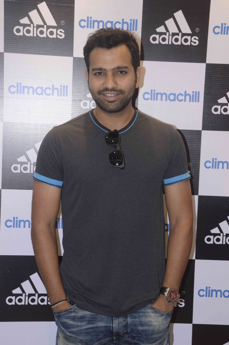 Rohit Sharma Images Rohit Sharma Unveils Adidas Climachill,Rohit Sharma,cricket player Rohit Sharma,cricket player,Adidas Climachill,Adidas,Rohit Sharma pics,Rohit Sharma images,Rohit Sharma stills,Rohit Sharma pictures