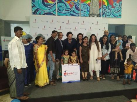 Ali Fazal brings smile to children with clefts
