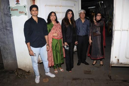 Kritika Kamra attended the screening with her entire family