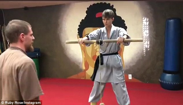 Ruby Rose flaunts her martial arts skills ahead of Batwoman role Ruby Rose,Ruby Rose martial arts skills,Ruby Rose martial arts skills pics,Ruby Rose martial arts skills images,Ruby Rose martial arts skills stills,lesbian Batwoman,CW series