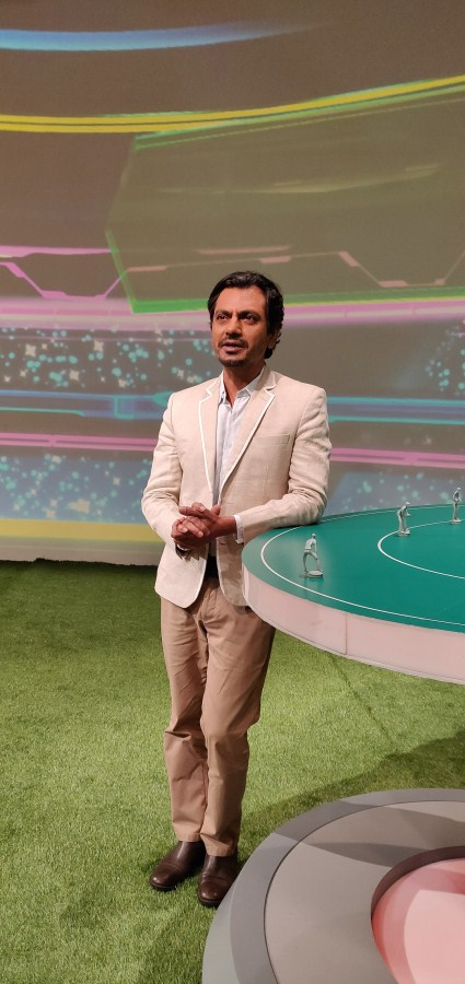 Nawazuddin Siddiqui on Star Sports Nawazuddin Siddiqui,actor Nawazuddin Siddiqui,Nerolac Cricket Live,Manto,Manto promotion,Manto movie promotion,Harbhajan Singh,Aakash Chopra,Jatin Sapru