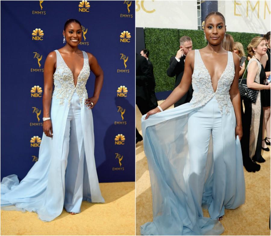 Issa Rae Mandy Moore,Scarlett Johansson,Keri Russell,Padma Lakshmi,Brit Awards 2018,Celebs at Brit Awards 2018,Brit Awards 2018 best dress