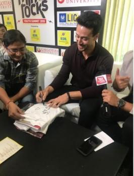 Tiger Shroff at Mind Rocks 2018