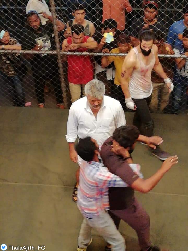 Viswasam shooting spot Viswasam shooting spot,Viswasam shooting,Viswasam on the sets,Thala Ajith,Thala Ajith Viswasam,Ajith Viswasam,Ajith fight,Ajith fight leaked,Thala Ajith fight