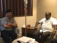 Kumaraswamy meets DK Shivakumar
